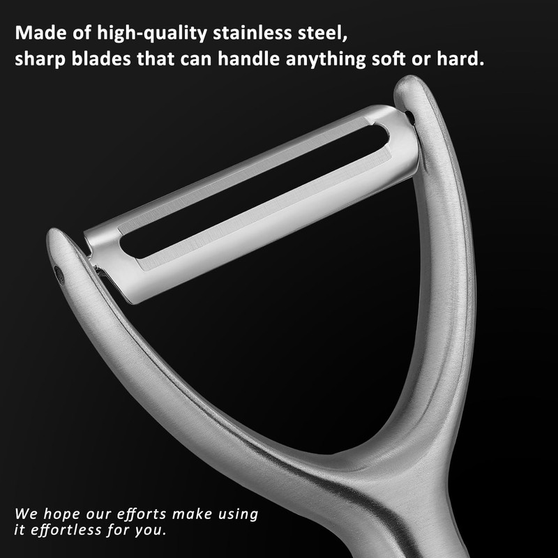Premium Y Type 304 Stainless Steel Multifunctional Kitchen Peeler Real