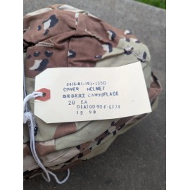 (1) NOS US chocolate chip desert camo helmet cover for PASGT. Medium / Large