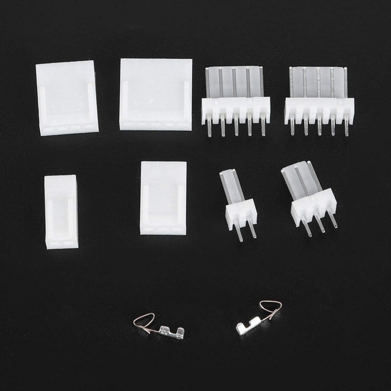 230pcs JST-XH Connector Kit Straight Outer Needle 2.54mm 2/3/4/5PIN Connection