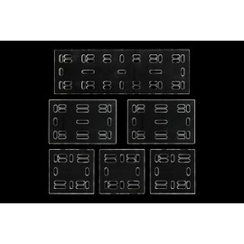 GuineaLoft™ TM Multipack DIY Panels (Clear) – Includes 3 TM1, 2 TM2 and 1 TM3, Designed for Building DIY Play Structures – Visit The GuineaLoft Store for More