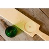 Eco-friendly Handmade pine baguette French bread board with glass dish,