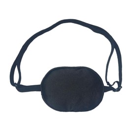 Black Protect Eye Patch Satin Single Eye Patch Lazy Eye Amblyopia Strabismus Eye Masks