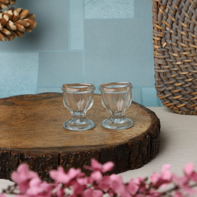 Eye Wash Cup Set of 2, Made of Glass for