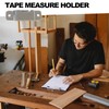4PCS Small Metal Tape Measure Holder Clip Measuring Tape Belt