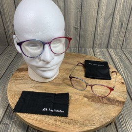 BLUE LIGHT Blocking Reader Computer Gaming Glasses Unisex Blue Pink Ombre 2PR