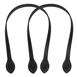 Healifty Black Satchel Purse Brown Purse Brown Wallet 2pcs Leather Handbag Strap Strap Leather Strap Black Women's Crossbody Handbags Crossbody Wallet Women Bag Crossbody