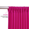 10x10ft Rose Red Backdrop Curtains with Lights String for Wedding