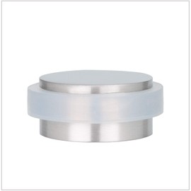 EVI|Adhesive Door Stop| Stainless Steel with Transparent Rubber|High Resistance
