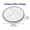 Ceramic Divided Plate for Kids – 3-Section Cartoon Dinner Dish