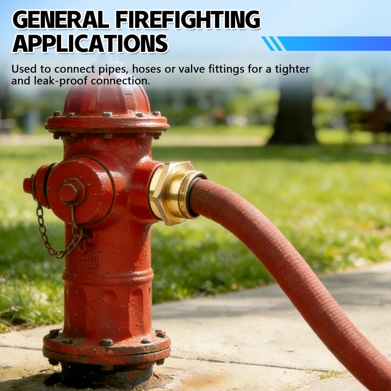 AquaNPT Fire Hose Adapter 2-1/2" NST NH Female to 2"