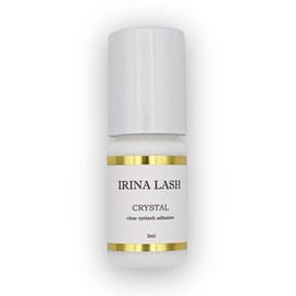Hair to Hair Eyelash Glue Volume Crystal, Healthcare Approval, Quick Drying in 1 Sec, Lasts 7 Weeks, 3 ml Black for Extensions - Irina Lash
