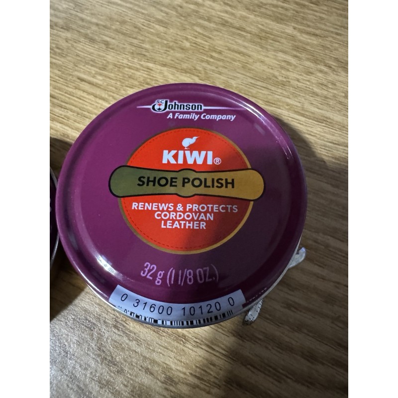 Kiwi Cordovan Shoe Polish 1-1/8oz Lot Of 2