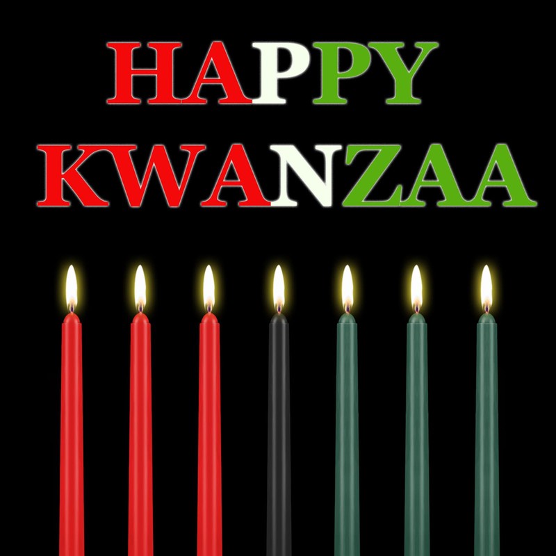 Zubebe 10 Pcs Kwanzaa Kinara Set 3 Red 3 Green