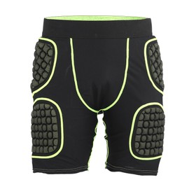 PROPRO Unisex Breathable Anti Fall Hip Pad Pants for Skiing Roller Skating Figure Skating(black M)