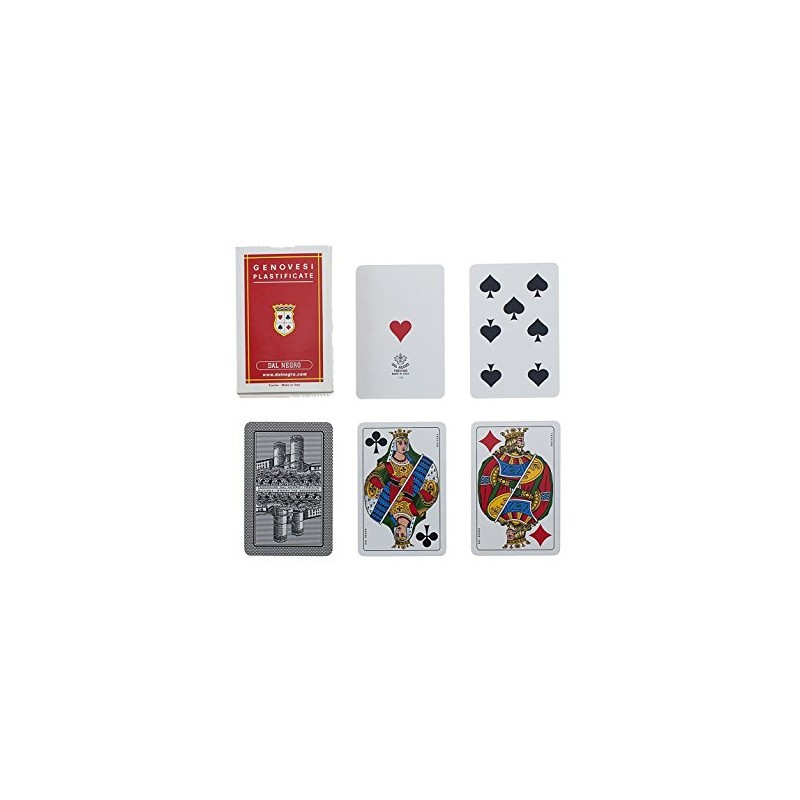 Dal 4282 Regional Italian Genoese Cards of 40 N.35, Plastic