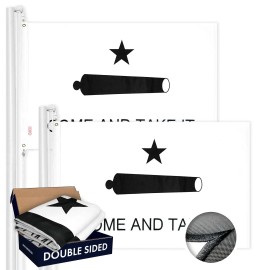 UD_Come and Take It Flag 3x5 Ft 2-Pack Double-sided Embroidered Polyester By G128