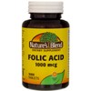 Nature's Blend Folic Acid 1000 mcg - 1000 Tablets Pack