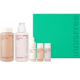Innisfree Black Tea Youth Enhancing Skin Care Set, 1 Set / 이니스프리 블랙티 유스 인핸싱 스킨케어 세트, 1세트