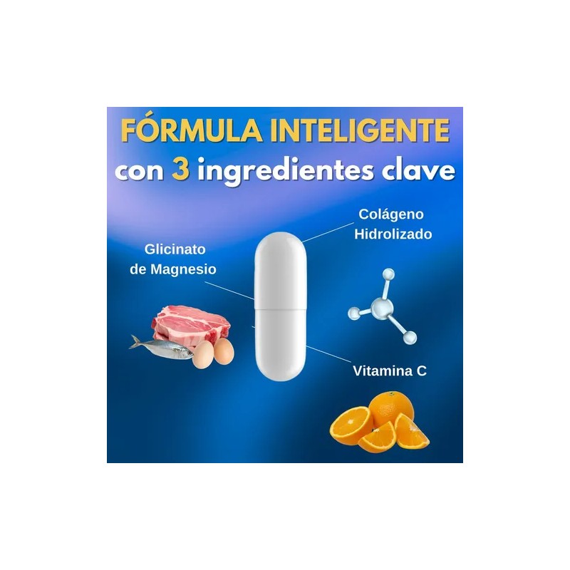 Glicinato Magnesio Colágeno Vitamina Cap