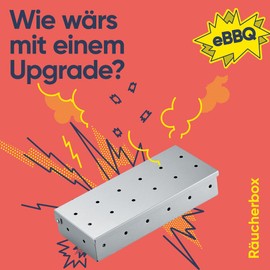 SEVERIN SEVO Smoke Box Made of Stainless Steel, for Smoking Meat and Fish, Durable Smoker Box for Filling with Wood and Herbs, Dishwasher Safe, ZB 8183, Silver