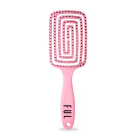 FUL Vented Hair Brush for Women, Flexible and High Performance Hairbrush for Showering, Blowdrying, Detangling and Wigs. Long Hair Shower Hairbrush, Dry Brush for Smooth Styling, Curly and Wavy Hair