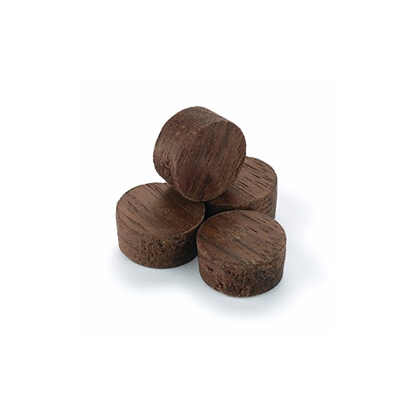 Walnut Side Grain Screw Hole Plugs 1/2" 15 Pack