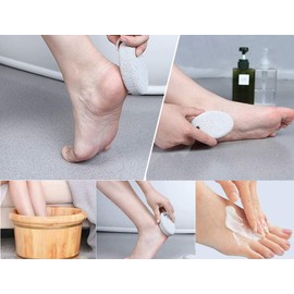 Natural Pumice Stone 2 Pieces Pumice Stone Foot Care Lava Stone Foot Care Callus Hard Skin Removal for Feet and Hands, Foot Scrub Natural Foot File, Hard Skin Callus Remover Lava Pedicure Tools