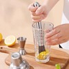 Wikimo Stainless Steel Cocktail Shaker with Bar Accessories (A -