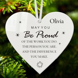 Thank You Keepsake Gift Thank You Christmas Bauble Thank You Ornaments for Christmas Tree Decorations Thank You Gifts for Women Best Friend Friendship (Design 2)