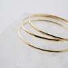 Honeycat Super Skinny Hammered or Smooth Stacking Rings Trio Set