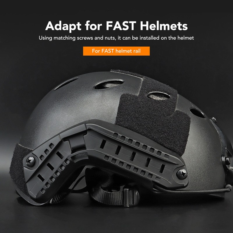 Helmet Side Guide Rail ARC Helmet Mount Rail for Fast