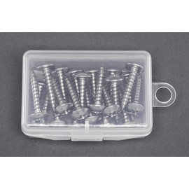 0.2 x 0.3 inch (5 x 8 mm) Truss Head Tapping Screws (Stainless Steel/10pcs) EA949AL-331