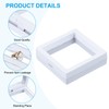 PATIKIL 3D Floating Frame Display Stand, 12 Pack 2.8x2.8 Inch