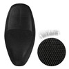 sourcing map XXL Black Motorcycle Net Mesh Seat Full Cover