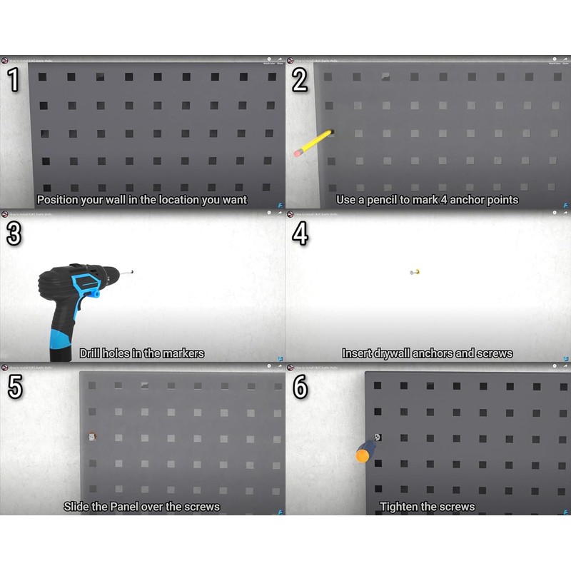 Evike EMG Battle Wall System Weapon Display & Storage Panels