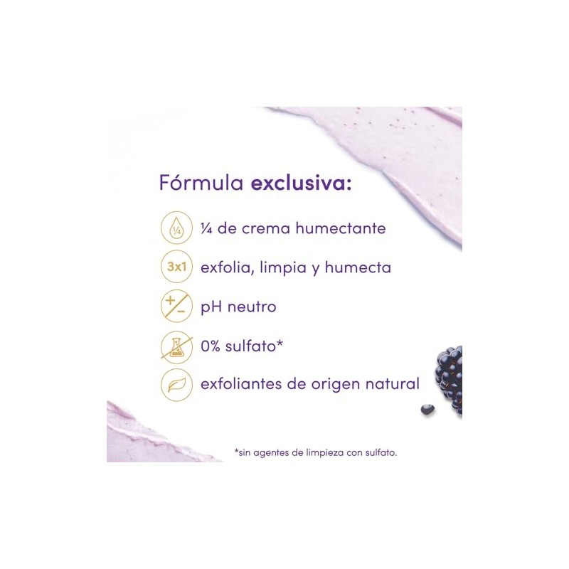 DOVE Beauty Scrub Jabón Exfoliante Corporal Mora y Cítricos, 280