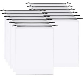 20 Pcs Translucent Travel Shoe Bags,Drawstring Travel Shoe Bag,Shoes Storage Packing Pouch, Clear Dust-Proof Shoe Organizers Bag Family Storage Bags for Portable Travel for Men Women Suitcase