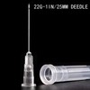 100Pack 22Ga 1Inch/25mm with Cap Dispensing Needle Accessories Disposable Lab