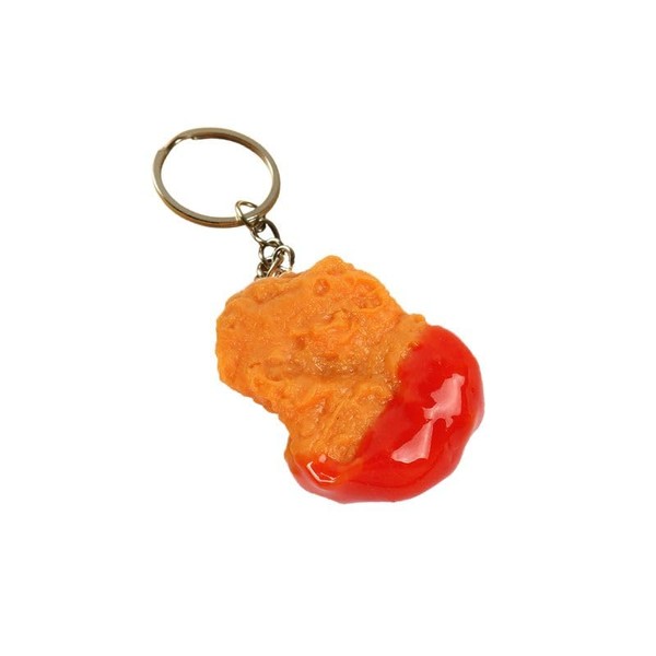 tenghong2021 Imitation Food Keychain Fried Chicken Leg Chicken Nuggets Wing