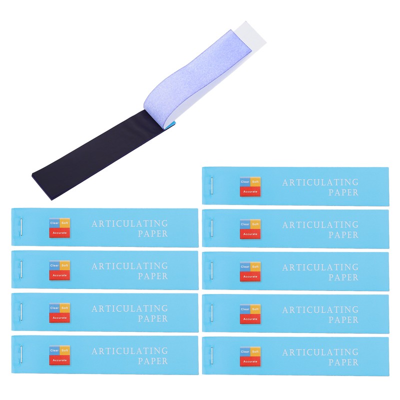 400pcs Blue Thin Dental Articulating Paper Double Side Bite Paper