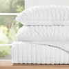 LINENS & HUTCH Seersucker Textured Comforter Set, Plush All-Season Down