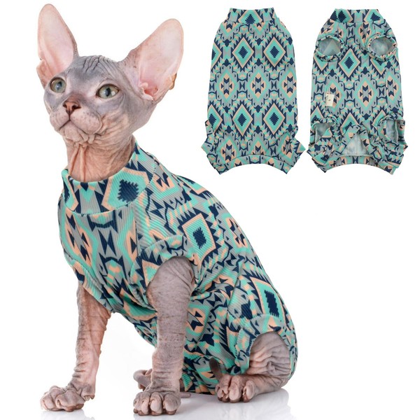 Sphynx Hairless Cat Breathable Summer Cotton T-Shirts, Pullover Kitten T-Shirts