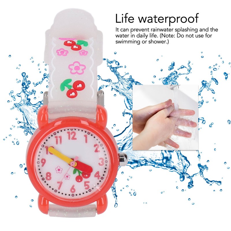 Kids Watch Cute Cartoon Waterproof Portable Adjustable Watch Birthday Gift