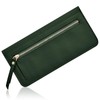 Yeepan Long Wallet, Thin Card Case, Women's, Genuine Leather, Thin,
