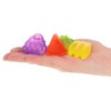 com-four® 60 x Reusable Ice Cubes in Caribbean Fruit Shape,