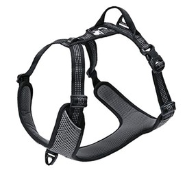 TRUE LOVE Dog Harness Outdoor Adventure II Reflective Vest with 2 Leash Attachments, Matching Lead and Collar Available, TLH6071