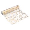 sourcing map Gold Tone Table Runner Roll, 11" x 30