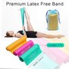 Coolrunner 7FT. Long Latex Free Elastic Flat Exercise Band Set