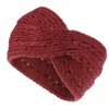 KAEHA SUN-072-00 Women's Winter Elastic Bandages Warmer Headband Red