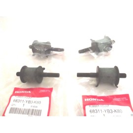 Honda 4 Pack Genuine 68311-YB3-K80 Engine Mount Rubber OEM